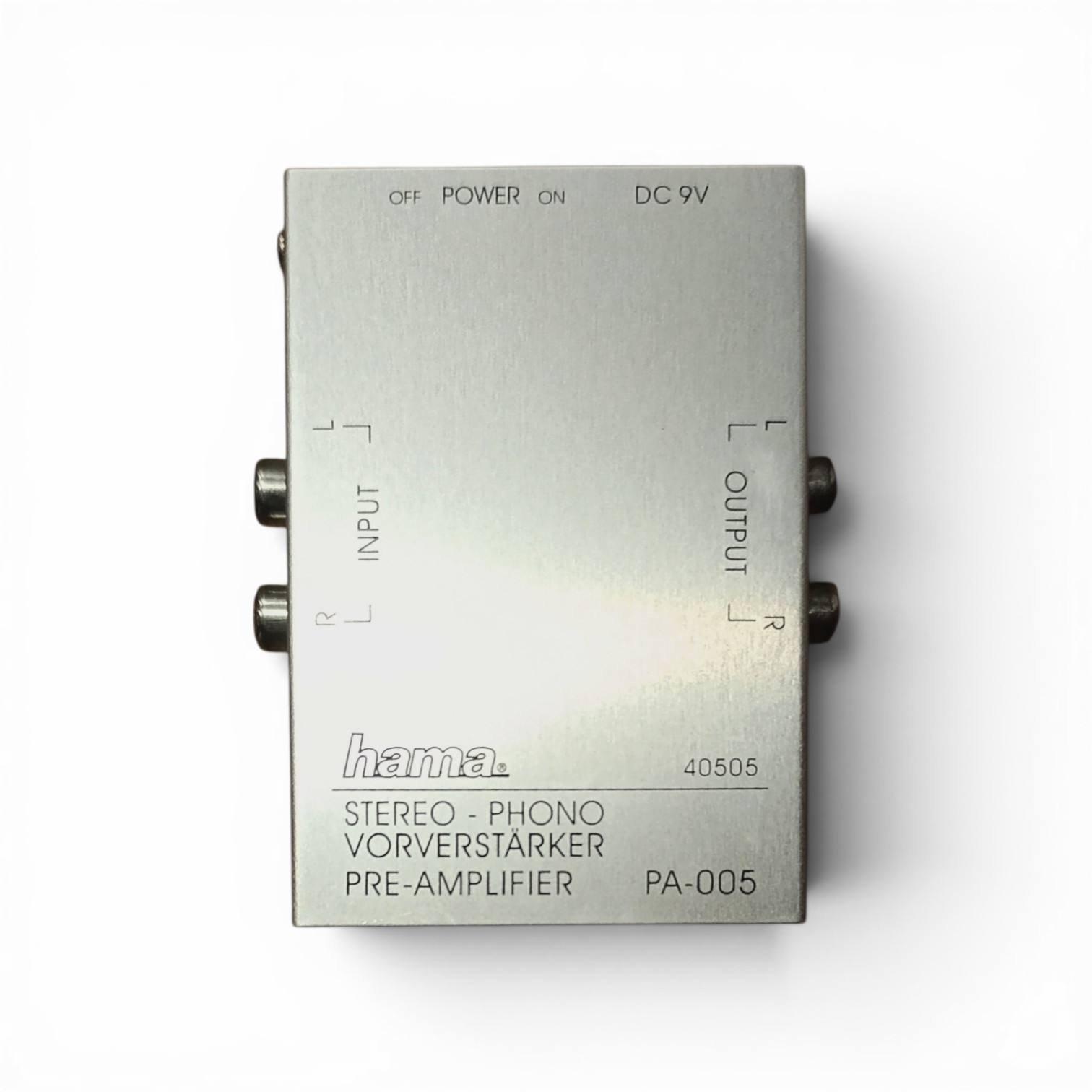 Hama PA-005 Stereo Phono Pre-Amplifier (40505) – Sıfır Ayarında, Kullanılmamış